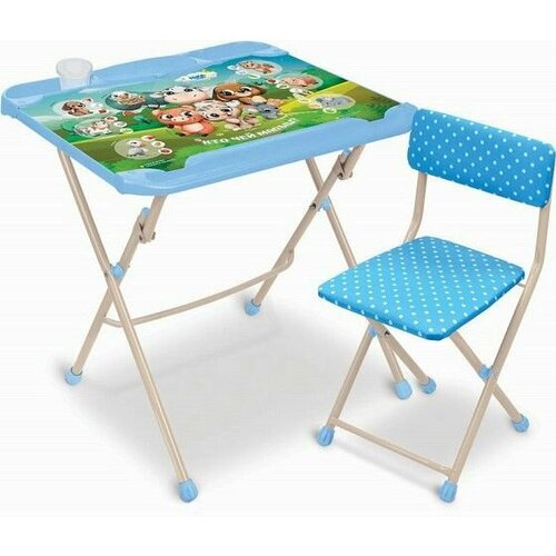 детские столы и стулья ника детский комплект мебели кто чей малыш кнд2 Комплект КНД2/1 Кто чей малыш?