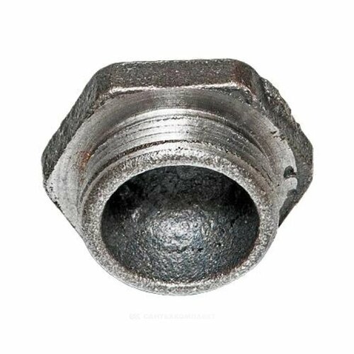 Заглушка пробка глухая 1 14 левая резьба для чугунных радиаторов РБ 170₽