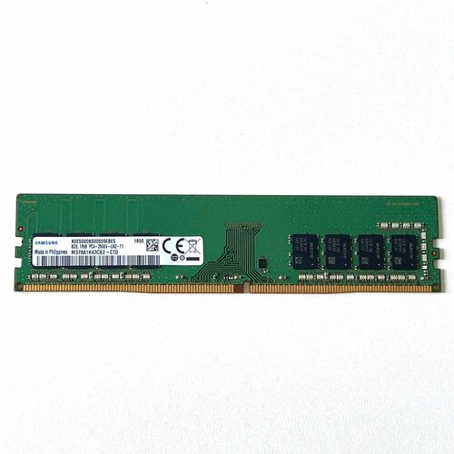 Оперативная память Samsung DDR4 8GB 2666МГц 1Rx8 1.2v DIMM для ПК комплект 5 штук модуль памяти patriot ddr4 8gb dimm 2666мгц cl19 psd48g266681