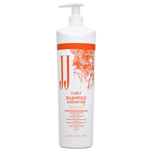 JJ Шампунь для кудрявых волос CURLY SHAMPOO 1000 мл. маска для волос jj маска для кудрявых волос curly mask