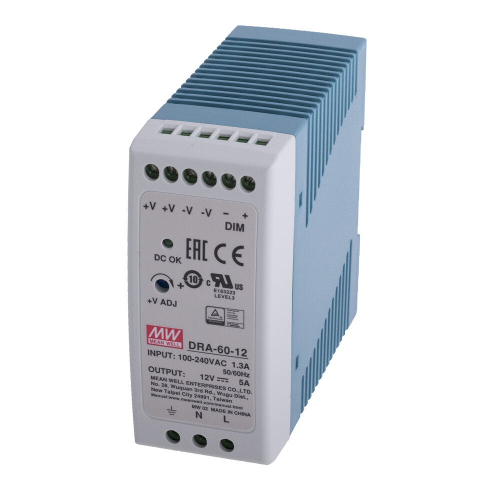 Источник питания AC-DC Mean Well DRA-60-12