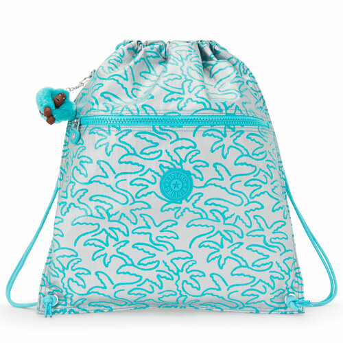 рюкзак мешок kipling k09487x44 supertaboo medium drawstring bag x44 blue ink c Рюкзак-мешок Kipling KI28251PM Supertaboo Medium Drawstring Bag *1PM Metallic Palm