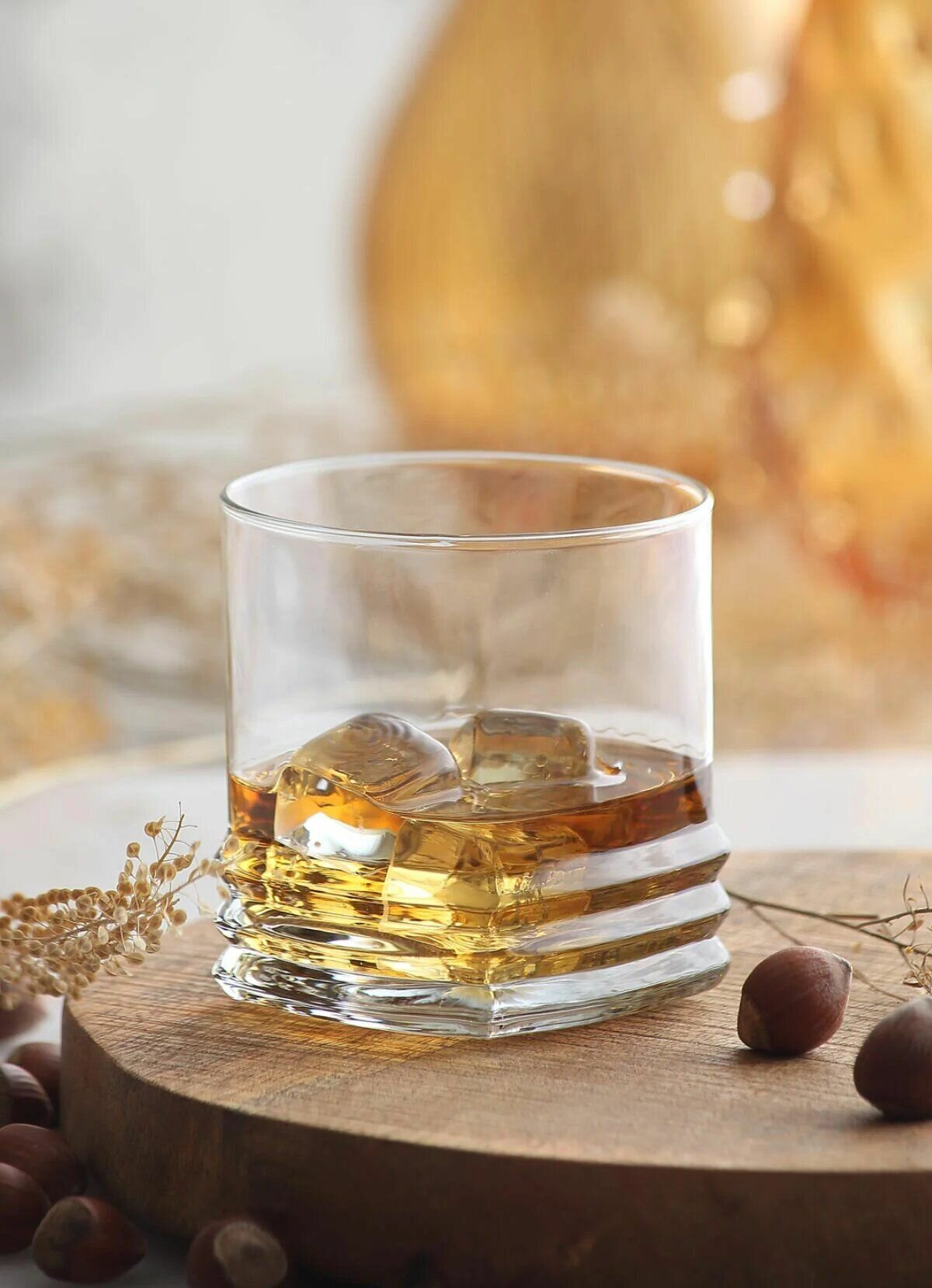 Стаканы для виски LAV Elegan, 315 мл, в наборе 6 шт, высота 87 мм, подарочная коробка