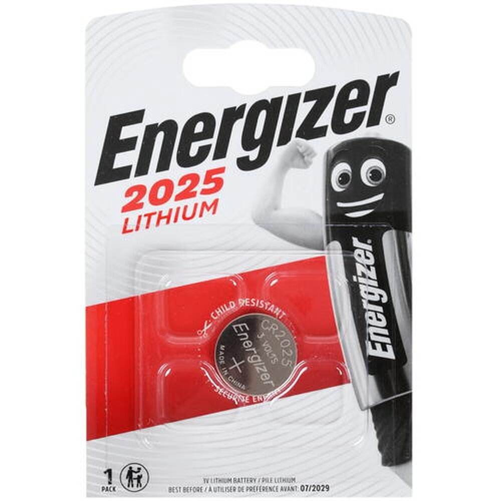 Батарейка Energizer плоская (CR2025)