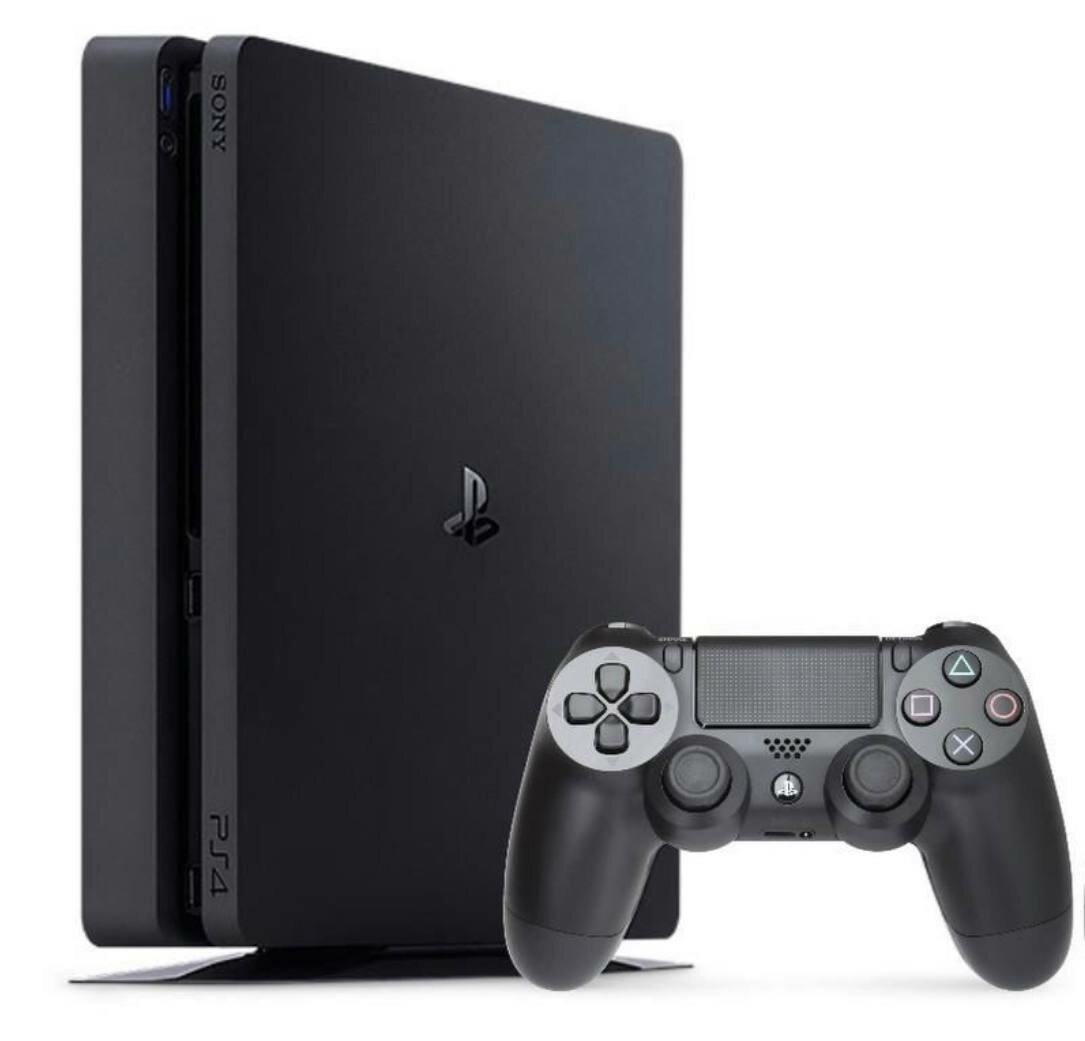 Игровая приставка Sony PlayStation 4 Slim 1tb Black, 1 черный геймпад