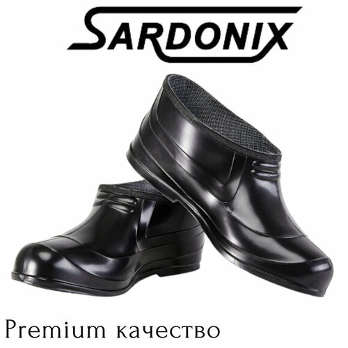 Галоши Sardonix 24-1-5-307, полнота 5, размер 39, черный галоши сабо женские утепленные paninter сиреневые размер 41