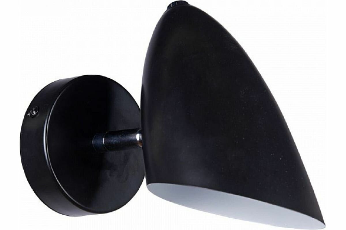 Настенный светильник FREYA Aida FR5852-WL-01-B, E14, 40 Вт, кол-во ламп: 1 шт, цвет арматуры: черный, цвет плафона: черный