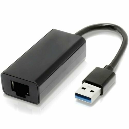 Сетевая карта RJ-45 Orient U3L-1000N USB3.0 на LAN Ethernet кабель адаптер, RTL8153 - чёрный