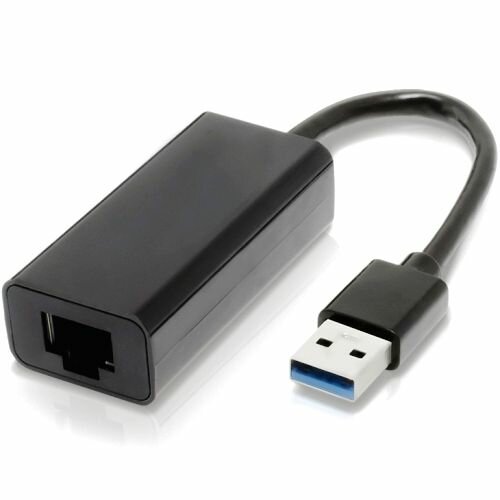 Сетевая карта RJ-45 Orient U3L-1000N USB3.0 на LAN Ethernet кабель адаптер RTL8153 - чёрный