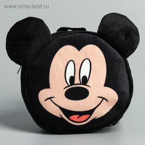 Рюкзак детский плюшевый, 18,5 см х 5 см х 22 см Мышонок, Микки Маус рюкзак плюшевый 19 см х 5 см х 21 см мышонок микки маус 1шт