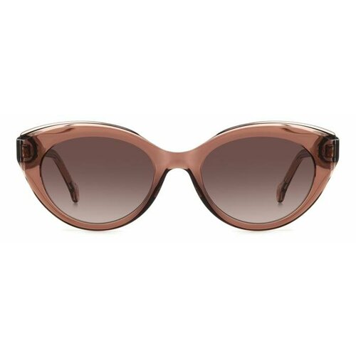 фото Солнцезащитные очки carolina herrera carolina herrera her 0250/s tui ha 52, бежевый, коричневый