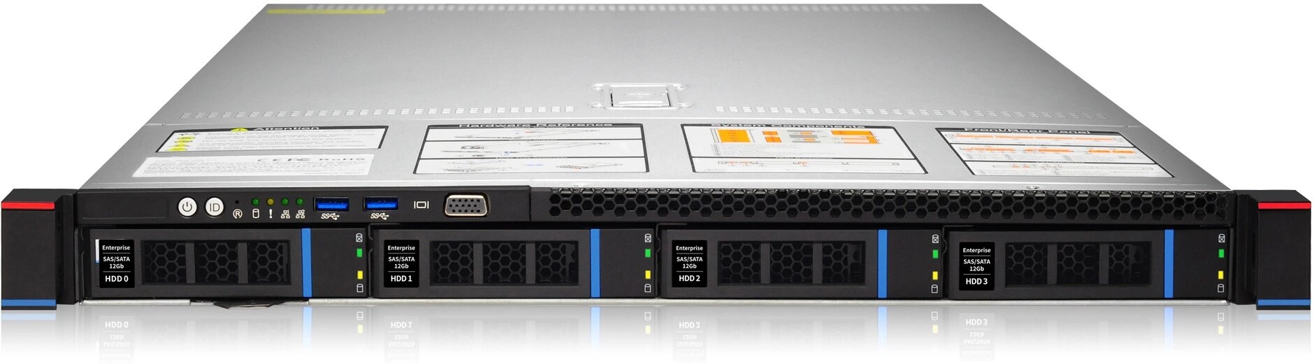 Сервер IRU Rock G1204P 2x5317 4x32Gb 2x480Gb SSD SATA С621A AST2500 2xGigEth 2x800W w/o OS (2011657)