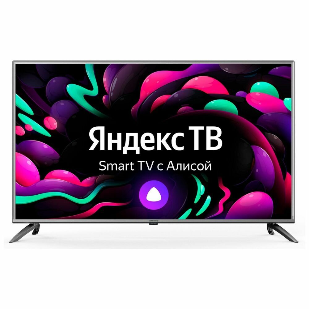Телевизор Starwind SW-LED50UG400 50" LED на платформе Яндекс. ТВ