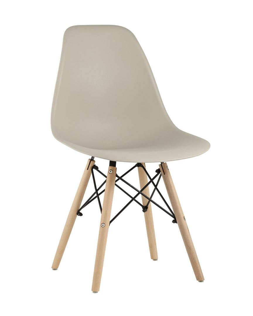 Стул Stool Group Стул Eames Style DSW бежевый x4 арт. УТ000003475