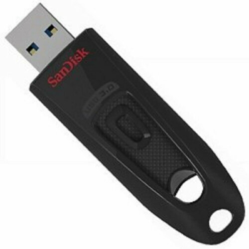 флеш диск 256гб sandisk ultra sdcz48 256g u46 usb 3 0 черный SanDisk USB Drive 32Gb CZ48 Ultra SDCZ48-032G-U46 {USB3.0, Black}