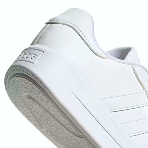 фото Кеды adidas court platform w, полнота f, размер 6 uk, белый,