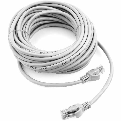 Патч-корд UTP CAT5e медный 15м Cablexpert PP10-15M RJ-45 кабель - серый