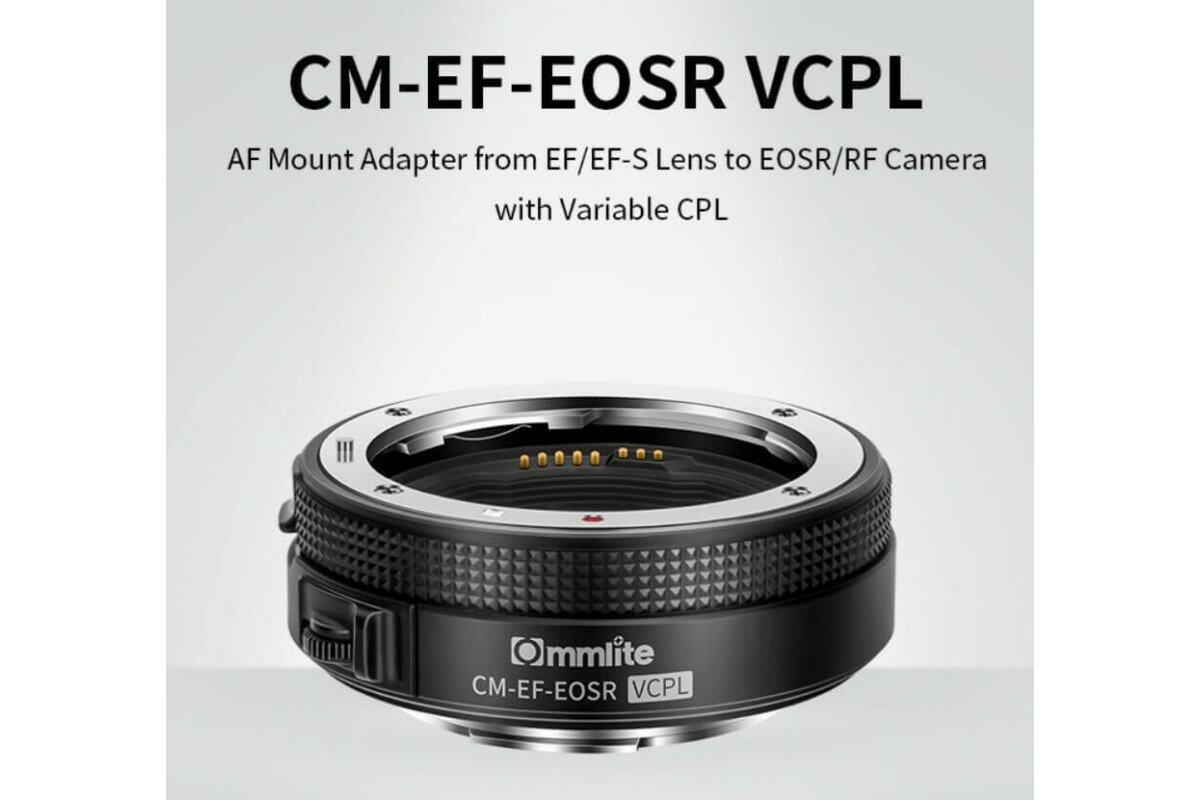 Адаптер Commlite CM-EF-EOSR [ Переходное кольцо для Canon EF/EF-S Lens to EOS R RF-Mount Full-frame ]