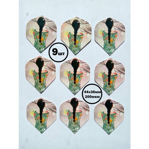 Оперение для дротиков дартс , комплект 9 шт