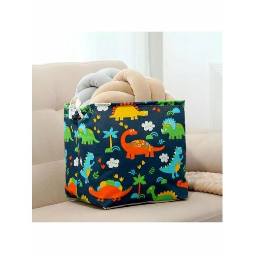 Корзинка для игрушек Динозавры 32х32х32 см 796₽