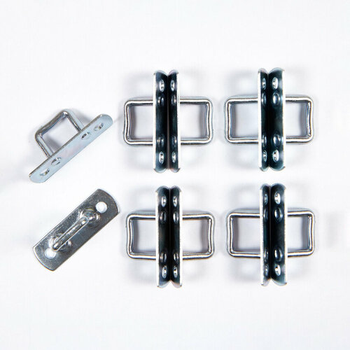 Скоба под люверс 27*8 мм, без ремешка, 100 штук