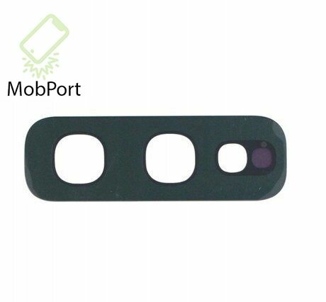 Стекло камеры для Samsung Galaxy S10e G970F черное 31x10x2 мм 1 шт.