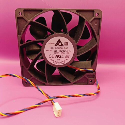 Вентилятор DELTA 12х12 (2,7 A) 4 пин