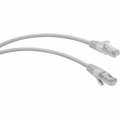 Патч-корд WRline WR-PC-RJ45-FTP-5E-1.5-GY F/UTP, 5е, 2xRJ45, сер, LSZH, 1.5м