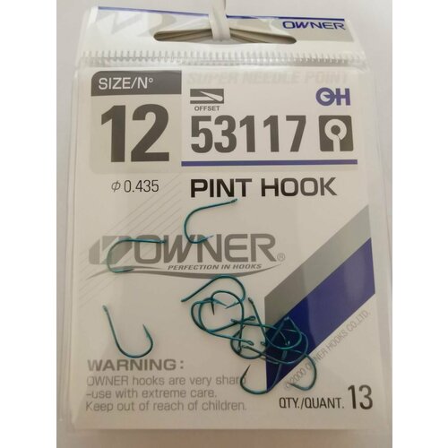 Крючок Owner 53117 №12 (13шт)