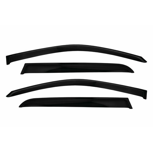 Дефлекторы окон SIM Дефлектор боковых окон JAC T6, 15-, T8, 18-, 4ч, темный / Джак Т6