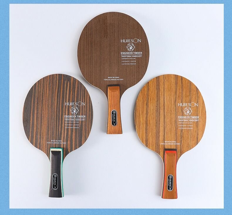 Основание ракетки Huieson "Engineer Timber H2", дерево, 2 слоя, прямая ручка — фото 1