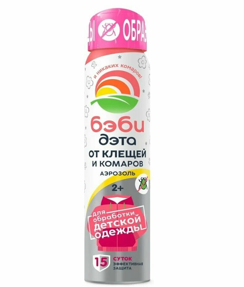 Бэби ДЭТА аэрозоль от клещей и комаров