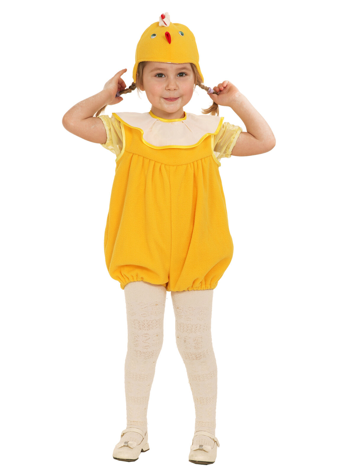 Детский карнавальный костюм Цыпленок на рост 98-110 (размер 28)