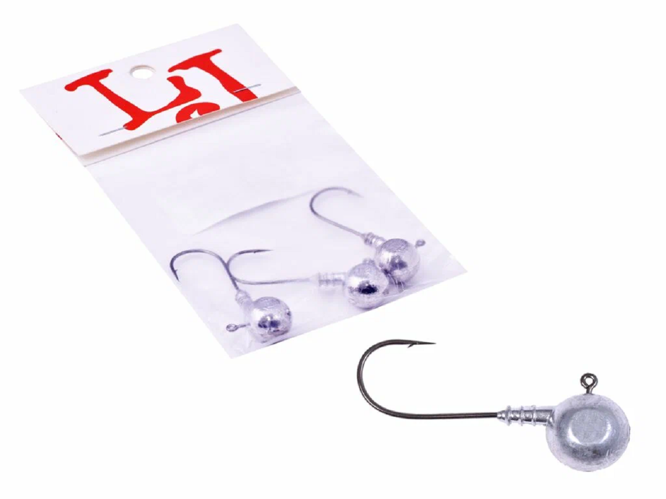 Джиг-головки Lucky John Ball размер №2/0 вес 14 г в наборе 3 шт