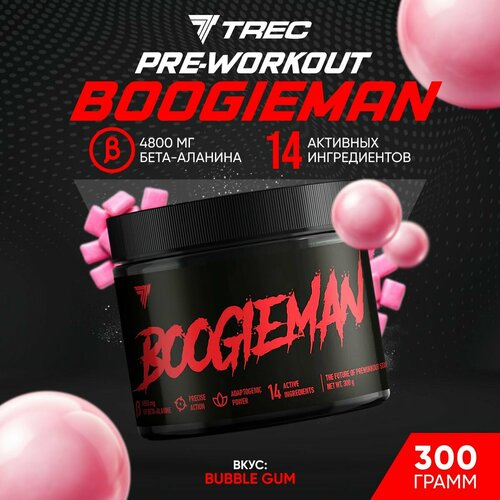 Предтренировочный комплекс Trec Nutrition BOOGIEMAN 300 г 15 порций (Бабл гам)