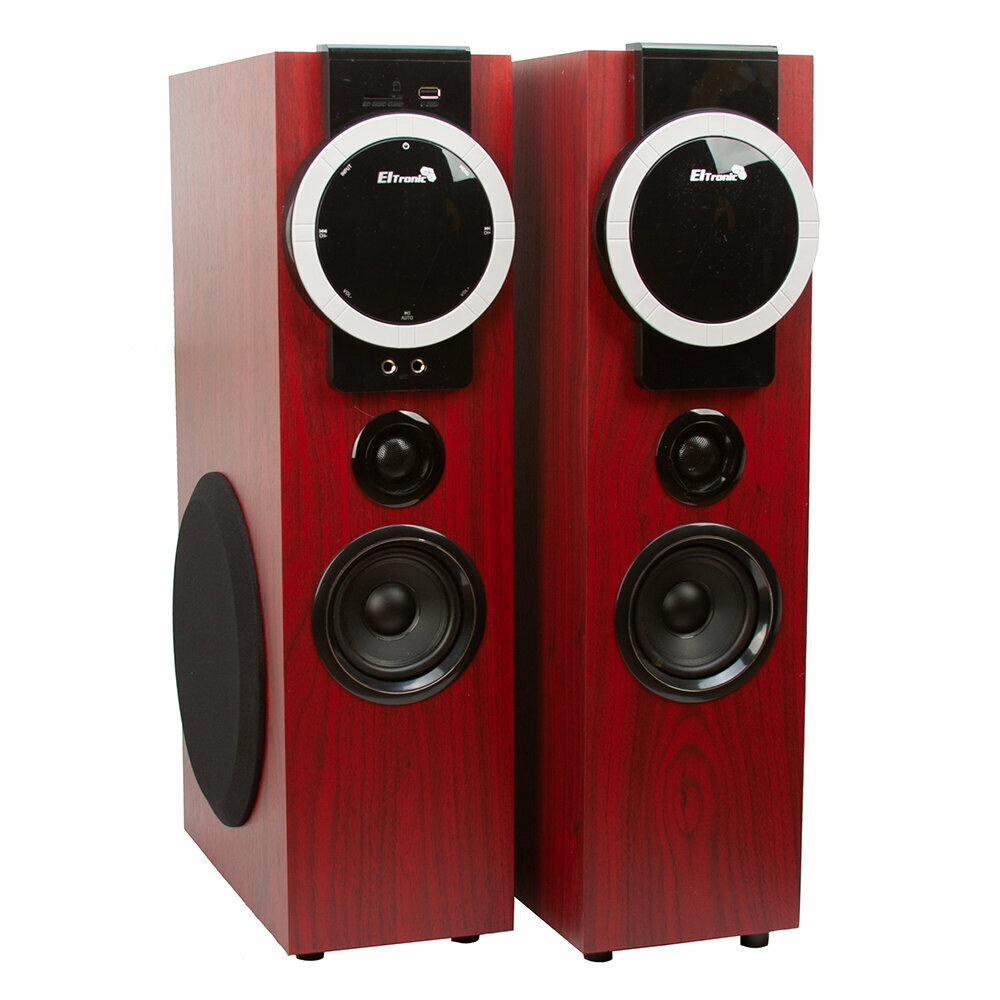 Акустическая система Eltronic Home Sound 20-81, красный, Bluetooth, 100-1000 Вт — фото 1