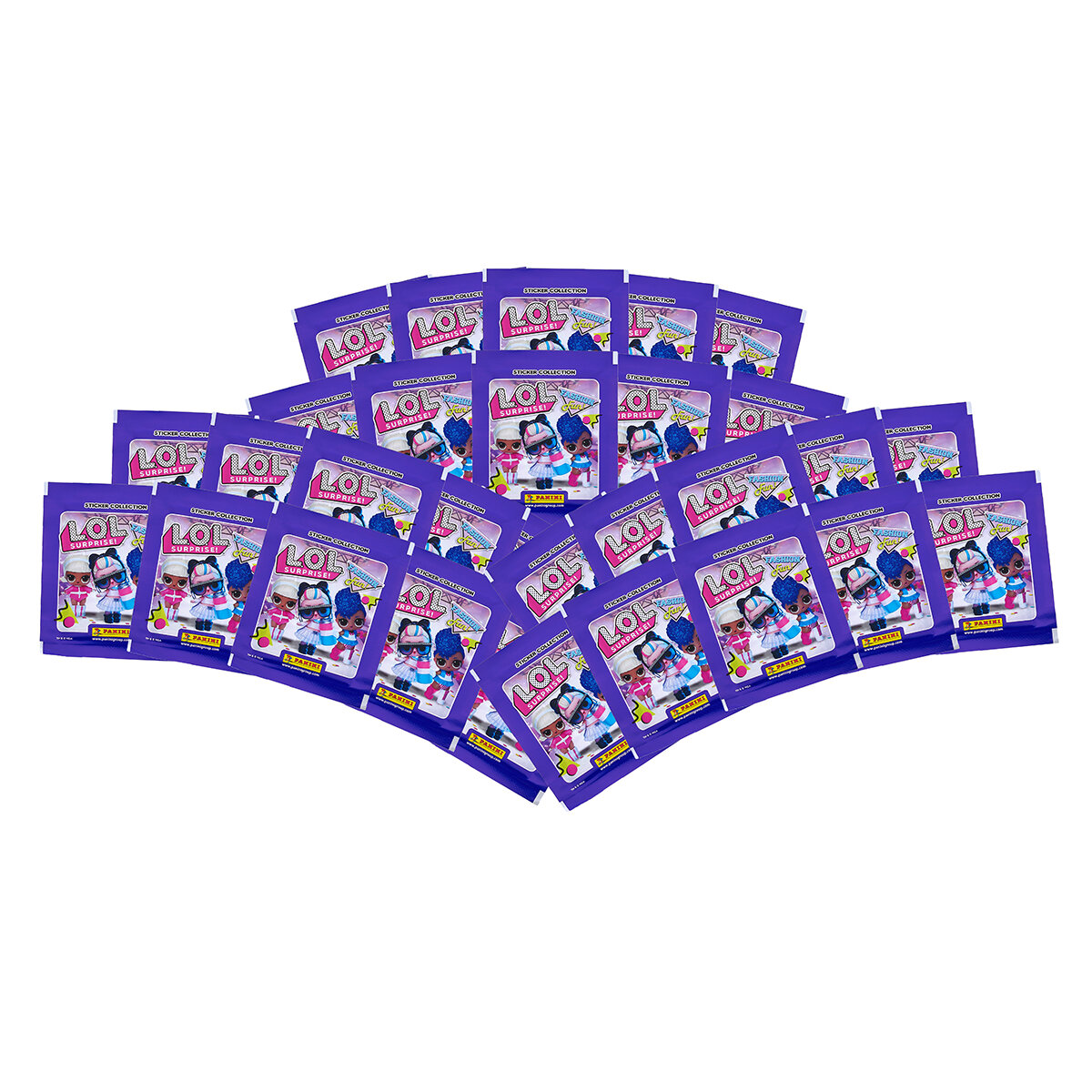 Наклейки для коллекционирования Panini L.O.L. Surprise! FASHION fun! 30 пакетиков, 150 наклеек