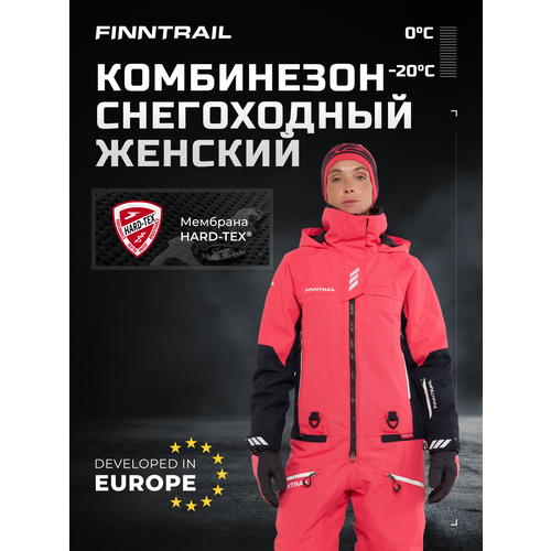 фото Комбинезон finntrail rachel утепленный горнолыжный, размер sq, розовый