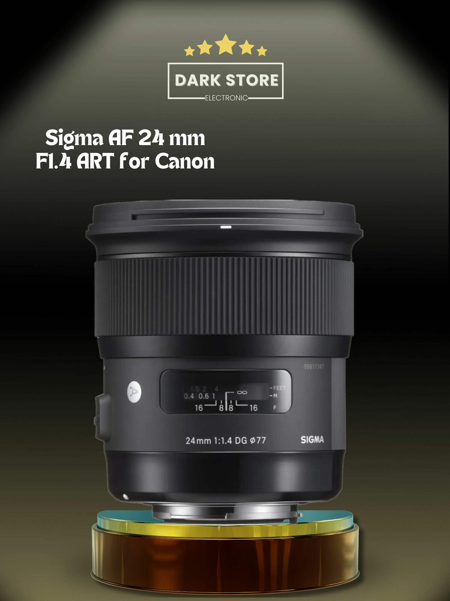 Объектив Sigma AF 24 MM F1.4 DG HSM ART FOR CANON