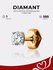 Моносерьга Diamant, красное золото, 585 проба, фианит