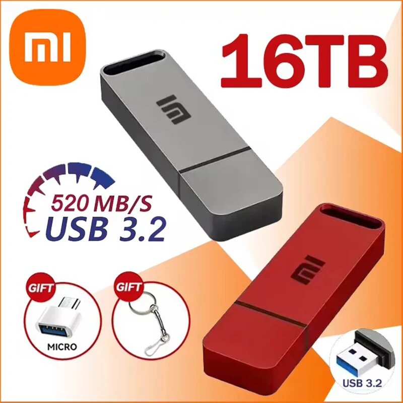 MIJIA 16 ТБ USB 3.2 флэш-накопитель, Only Adapter — фото 1