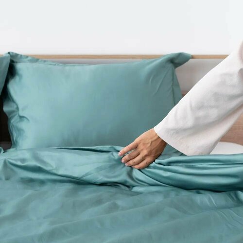 Постельное белье 2 спальное сатин 200х200 оланд люктэсмин LUKTJASMIN икеа 5000₽