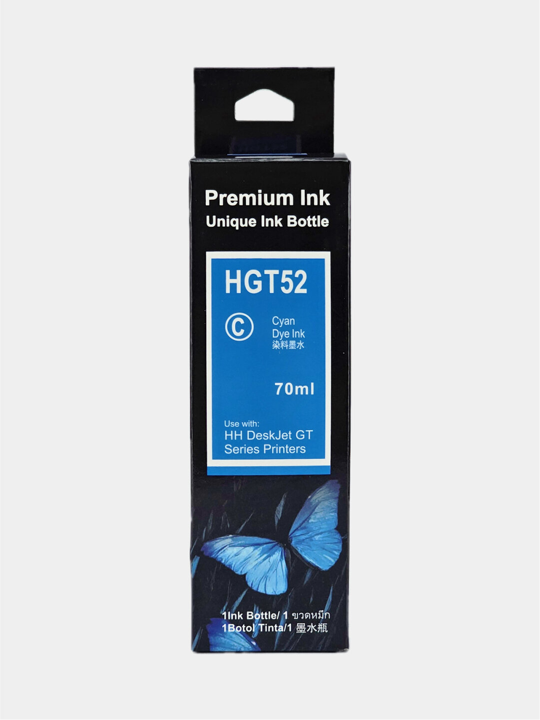 Чернила HP Premium Ink HGT52, синий, для струйных принтеров, 1200 страниц