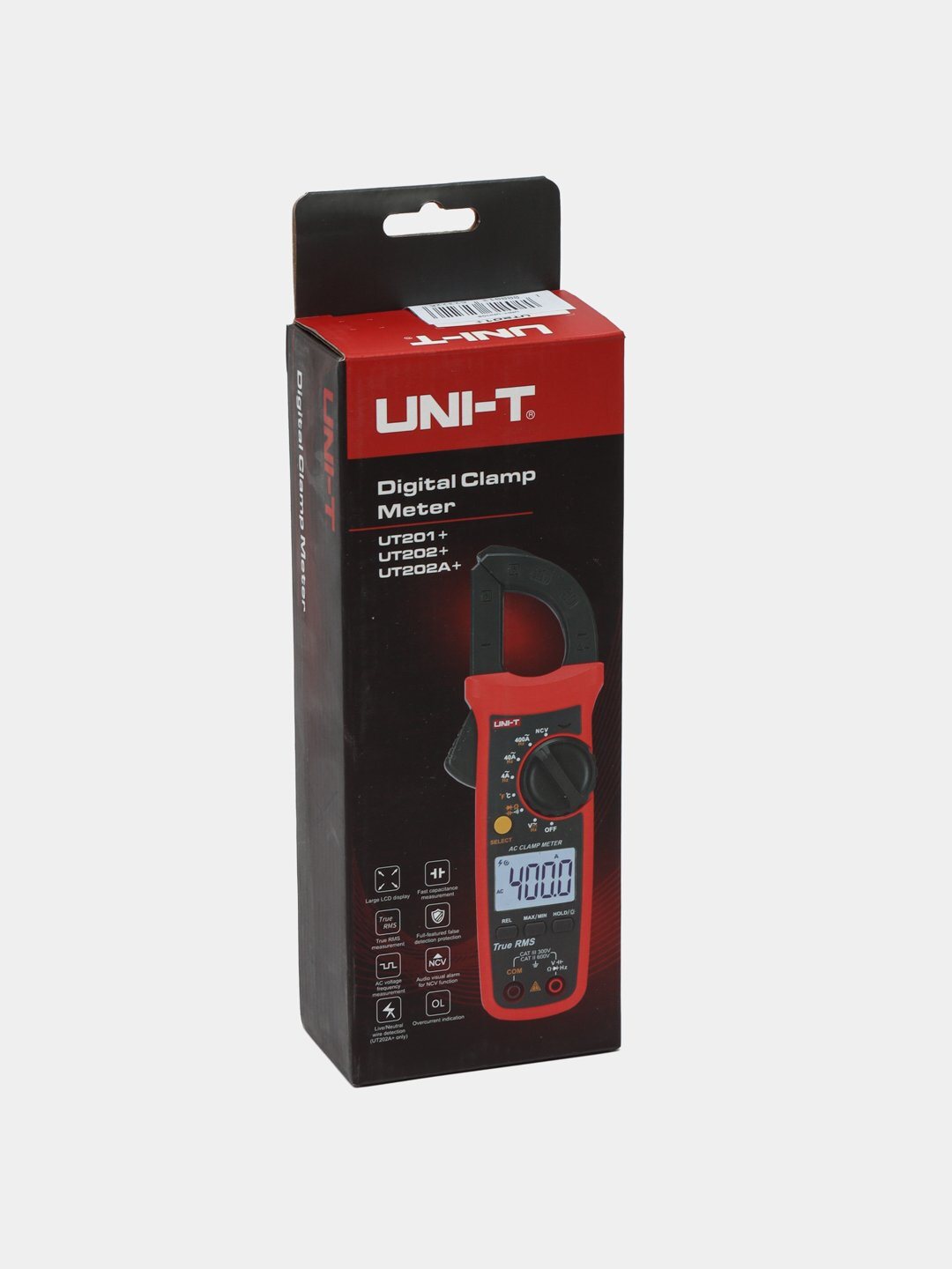 Токоизмерительные клещи UNI-T UT 201+, автоматический выбор диапазона, защита от перегрузок — фото 1