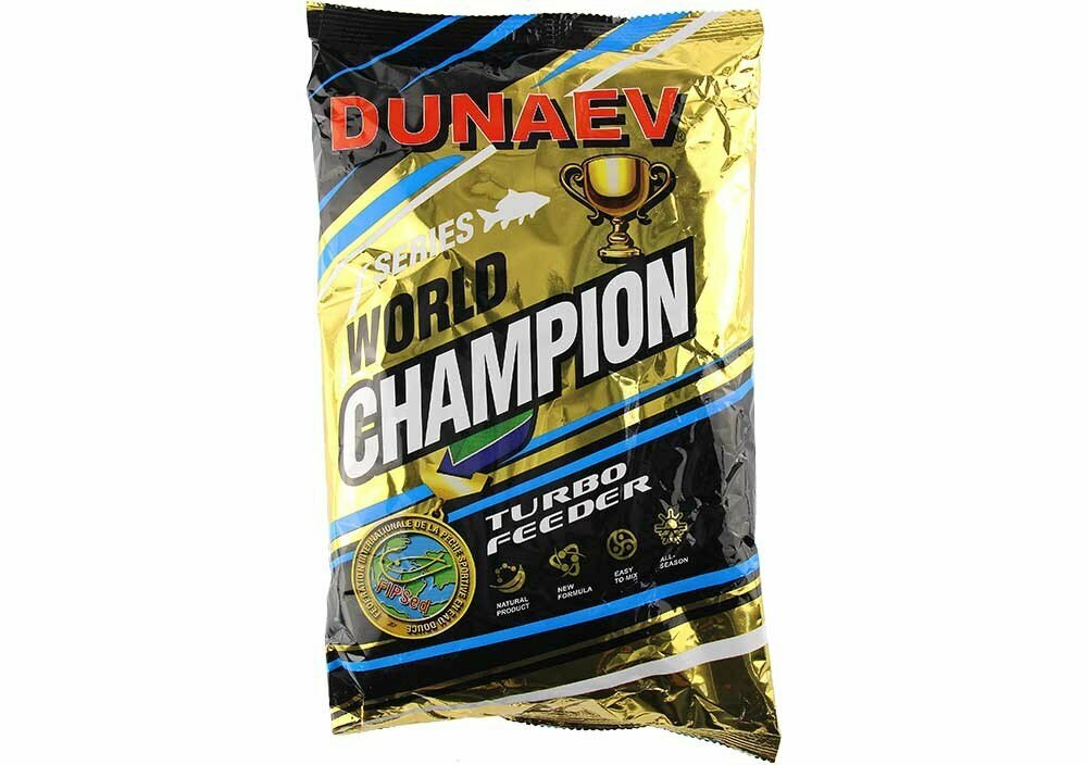Прикормка "DUNAEV-WORLD CHAMPION" 1кг Turbo Feeder