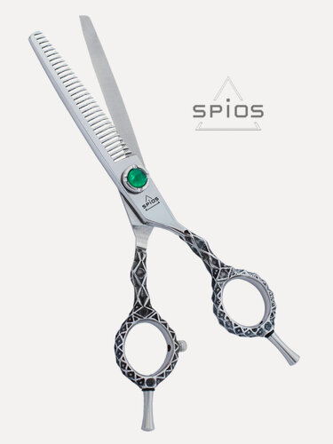Изображение товара Парикмахерские ножницы Spios, филировочные, 6", японская сталь, серые