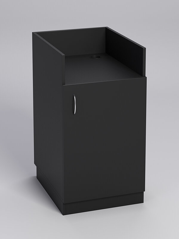 Прилавок под кассу "торговый" №5 Черный. Производитель товара - компания Westcom.