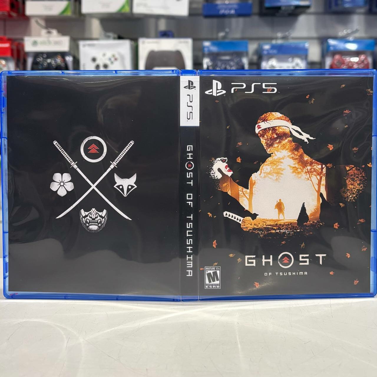 Игра "Ghost of Tsushima/ Призрак Цусимы" PS5 - Кастомная обложка для диска №11