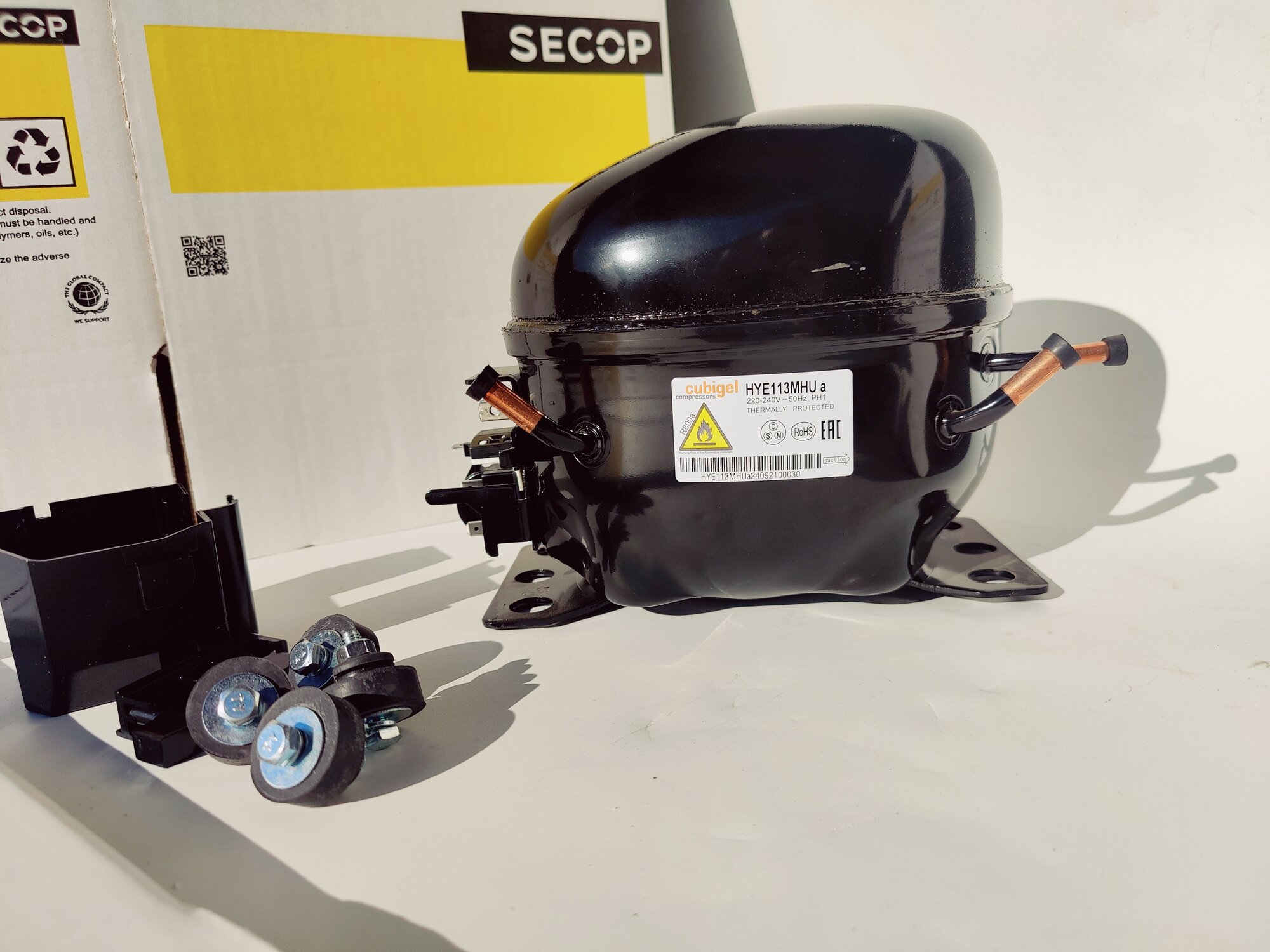 Компрессор HYE113MHUa R600a 196вт CUBIGEL
