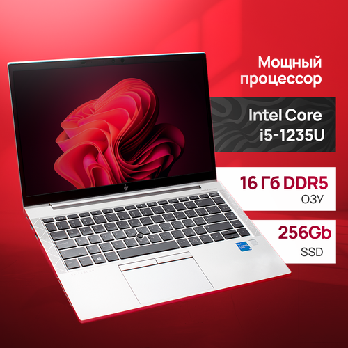 14 Global Ноутбук HP EliteBook 840 G9 Core i5-1235U ОЗУ 16Gb ddr5 SSD 256Gb Windows 10 Pro Для работы и учебы 75000₽